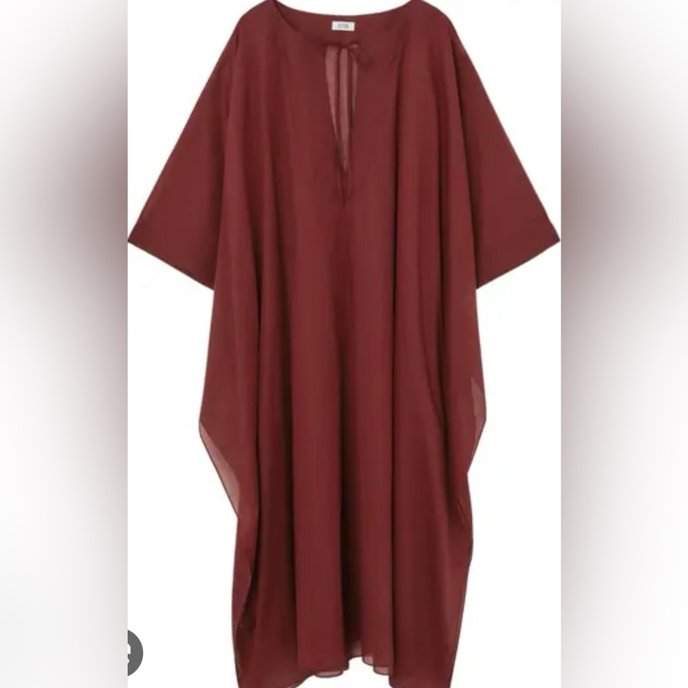 COS lene cotton caftan dress